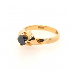 Pre Owned 18ct Black Diamond Ring ZX646